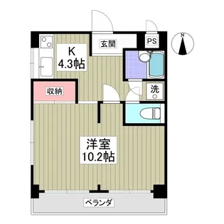 アルバスクエア【1階】の間取り