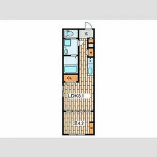 仮)品川区南大井5丁目計画【4階】の間取り