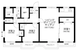 白楽ヒルズ【2階】の間取り