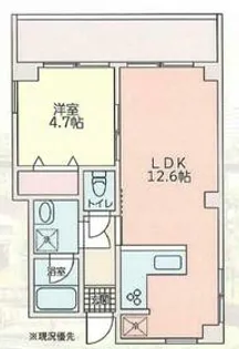 パーク・サイド・テラス【202号室】の間取り