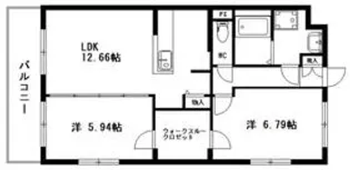 プレメール上土【205号室】の間取り