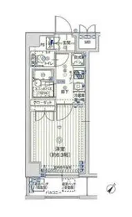 ヴェルステージ町田駅前【6階】の間取り