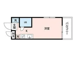 トップ矢向【401号室】の間取り