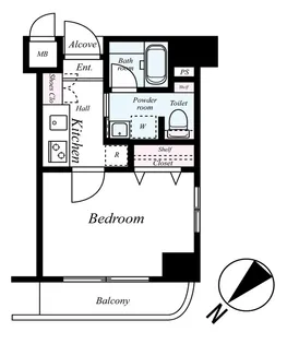 グリフィン新横浜・七番館【904号室号室】の間取り