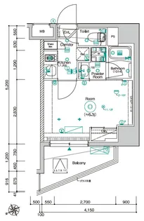 SYFORME NISHI-OI【5階】の間取り