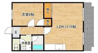 メゾン・ド・フルーホ【3階】の間取り