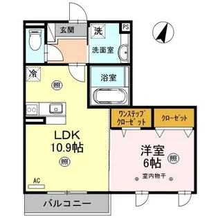 アンジュール C【2階】の間取り
