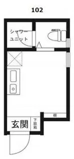サークルハウスB【1階】の間取り