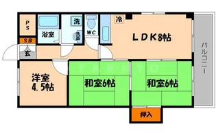 プライム守口【3階】の間取り