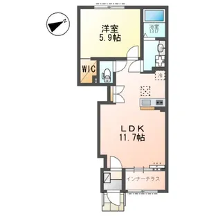 千葉県千葉市若葉区小倉町【アパート】の間取り