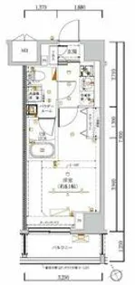 LUMEED立川【9階】の間取り