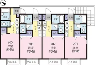 ユーストリート【2階】の間取り