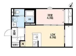 ROBOT HOME 阿佐谷北【1階】の間取り