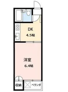 ジョイフル桜ヶ丘壱番館【203号室】の間取り
