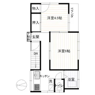 みすぎ荘【201号室】の間取り