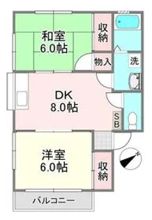 関根コーポ【2階】の間取り