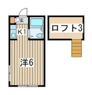 パレモア南林間【1階】の間取り