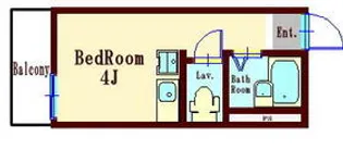 プランタン中延【1階】の間取り