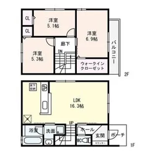 Sakura Hills【0000B号室】の間取り