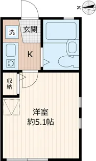 G・Aヒルズ西谷【105号室】の間取り