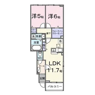 リヒト S【1階】の間取り