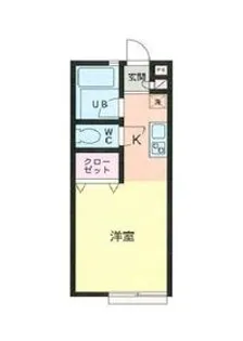 ライフピア和田【104号室】の間取り