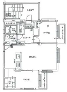 lien横濱宮田町【2階】の間取り
