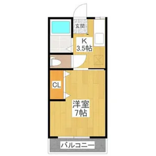 ルミエール(元今泉2)【1階】の間取り