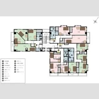 シェアス浦和【2階】の間取り