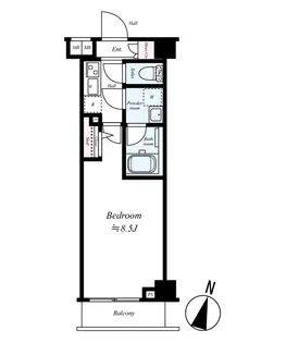 メインステージ板橋志村Ⅱ【108号室号室】の間取り