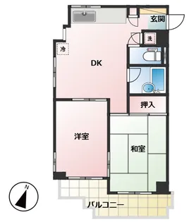 ジュネパレス平塚第6【2階】の間取り
