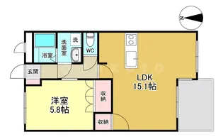 ソレイユ アオ【2階】の間取り