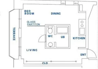 ガレット南森町【3階】の間取り