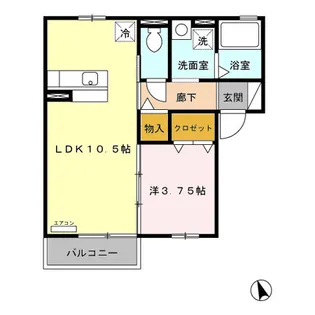 サードニックス【2階】の間取り
