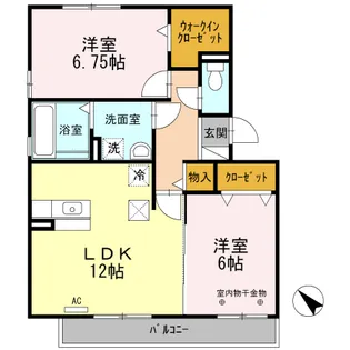 リヴィエール プレ【1階】の間取り
