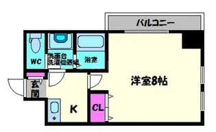 フェアリーコート歌島橋【4階】の間取り