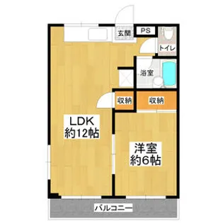 プルニエハイツ【2階】の間取り