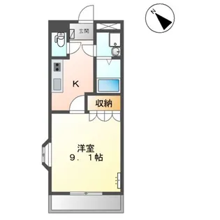 アーバンレジデンス【2階】の間取り