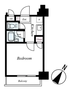 グランヴァン町田【302号室号室】の間取り
