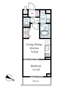 プレール・ドゥーク練馬Ⅱ【205号室号室】の間取り