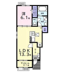 ウルルⅡ【1階】の間取り