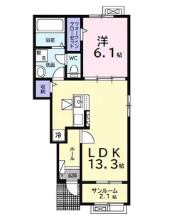 ウルルⅡ【1階】の間取り
