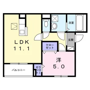 ポルテボヌール本牧【1階】の間取り