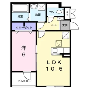 ヒカルサ岸和田畑町【1階】の間取り