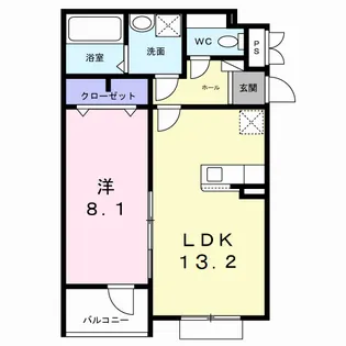 ヒカルサ岸和田畑町【3階】の間取り