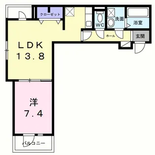 ヒカルサ岸和田畑町【3階】の間取り