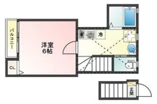 東京都北区滝野川2丁目【アパート】の外観