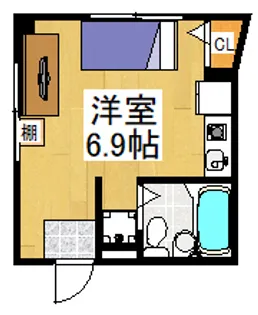 リバーサイド久米川【2階】の間取り