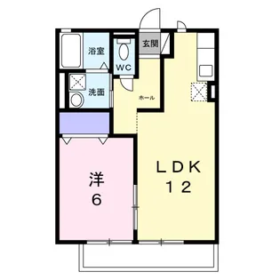 フルールほしの【2階】の間取り