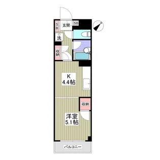 プライドタワー【103号室】の間取り
